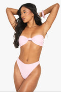 Blush Knot Bandeau Bikini Set